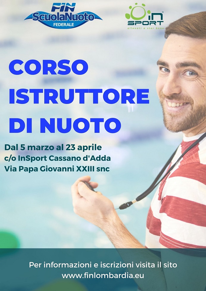 CORSO ISTRUTTORE NUOTO FIN