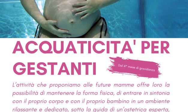 ACQUATICITA’ PER GESTANTI con OSTETRICA