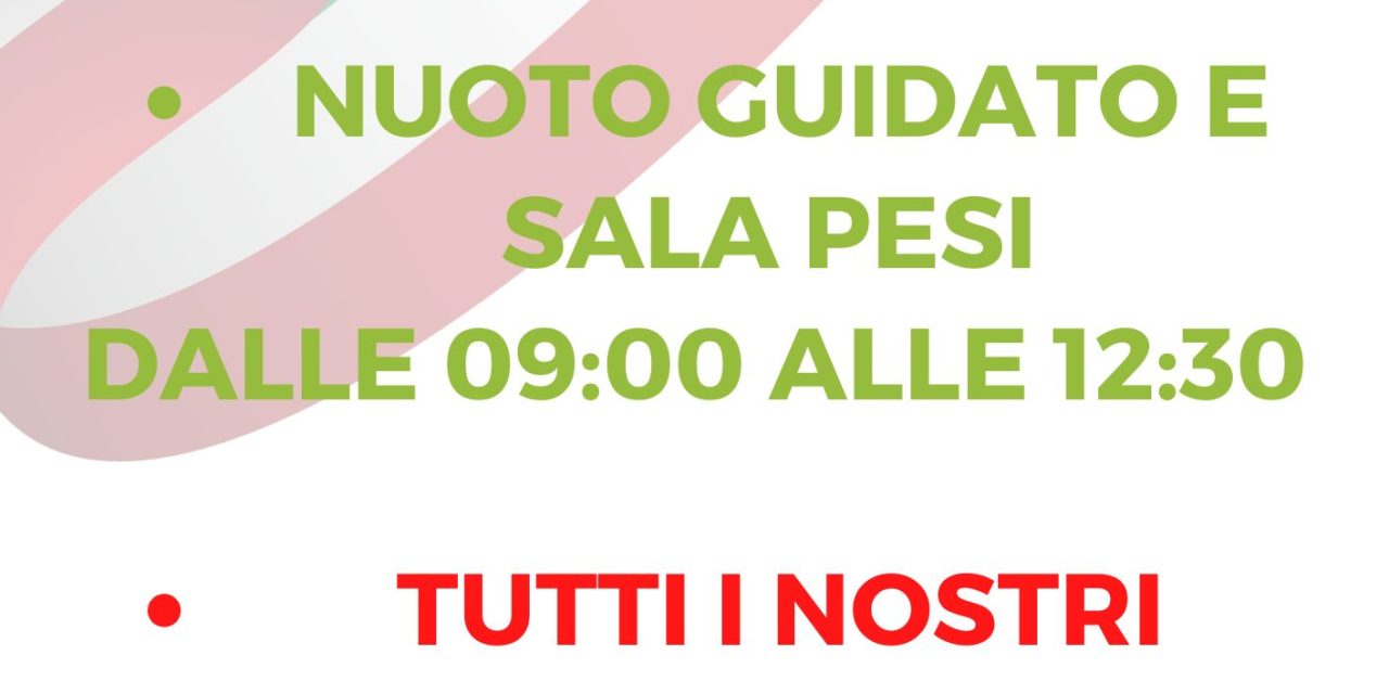 Variazione orario di apertura 02/06/2025