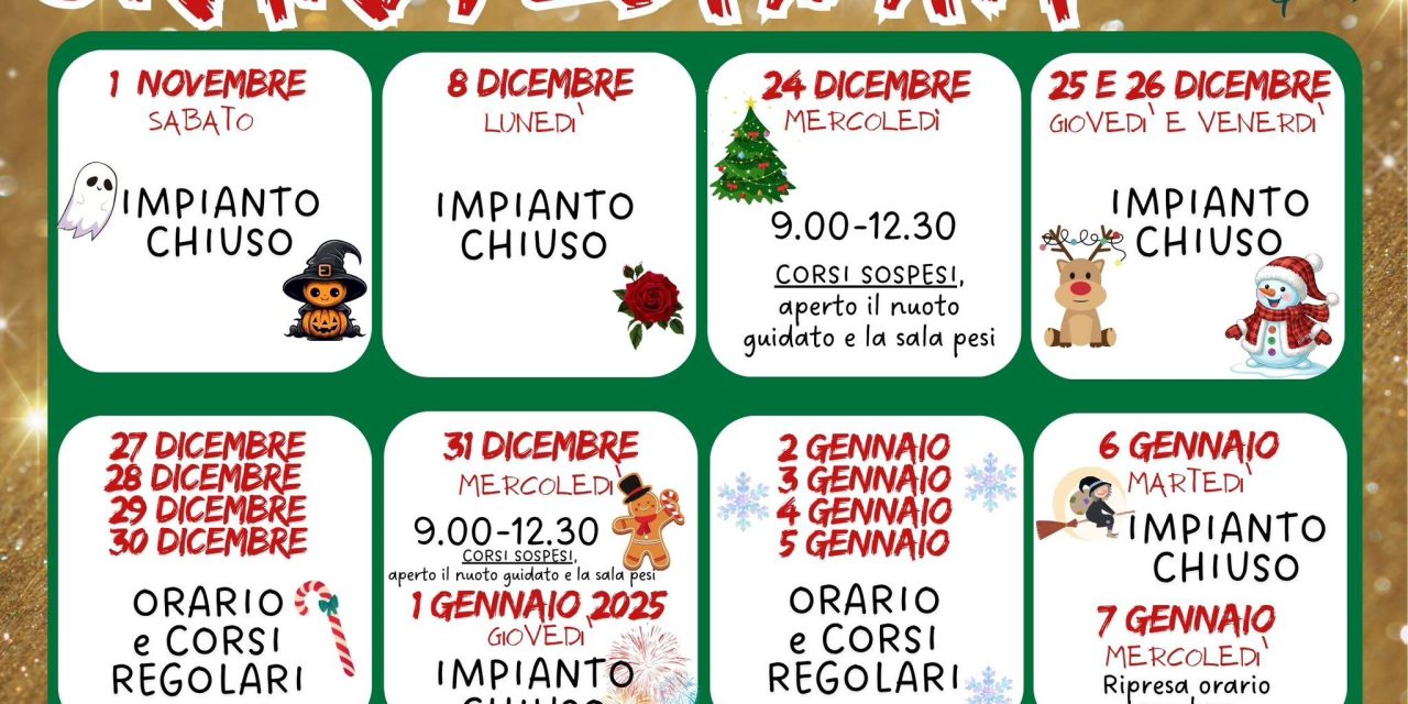 Orari festività