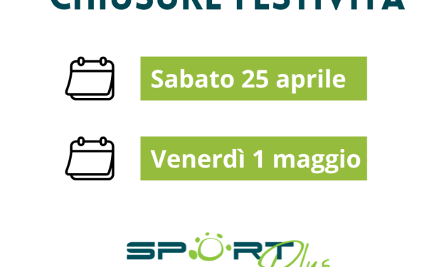 Chiusure per festività